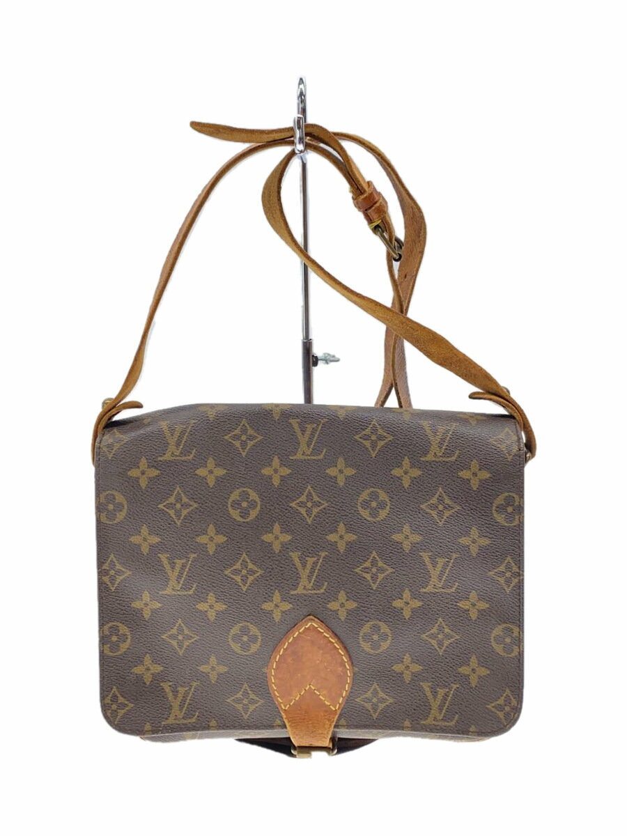 【中古】LOUIS VUITTON◆カルトシエールGM_モノグラム・キャンバス_BRW/PVC/BRW//【バッグ】