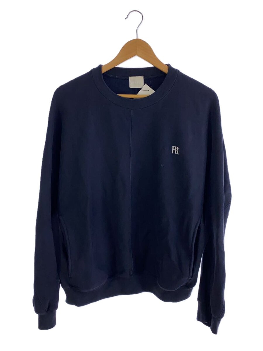 RIELLE riche◆Basic Logo Sweat Tops/コットン/ネイビー/24A2-RTP03/刺繍ロゴ//