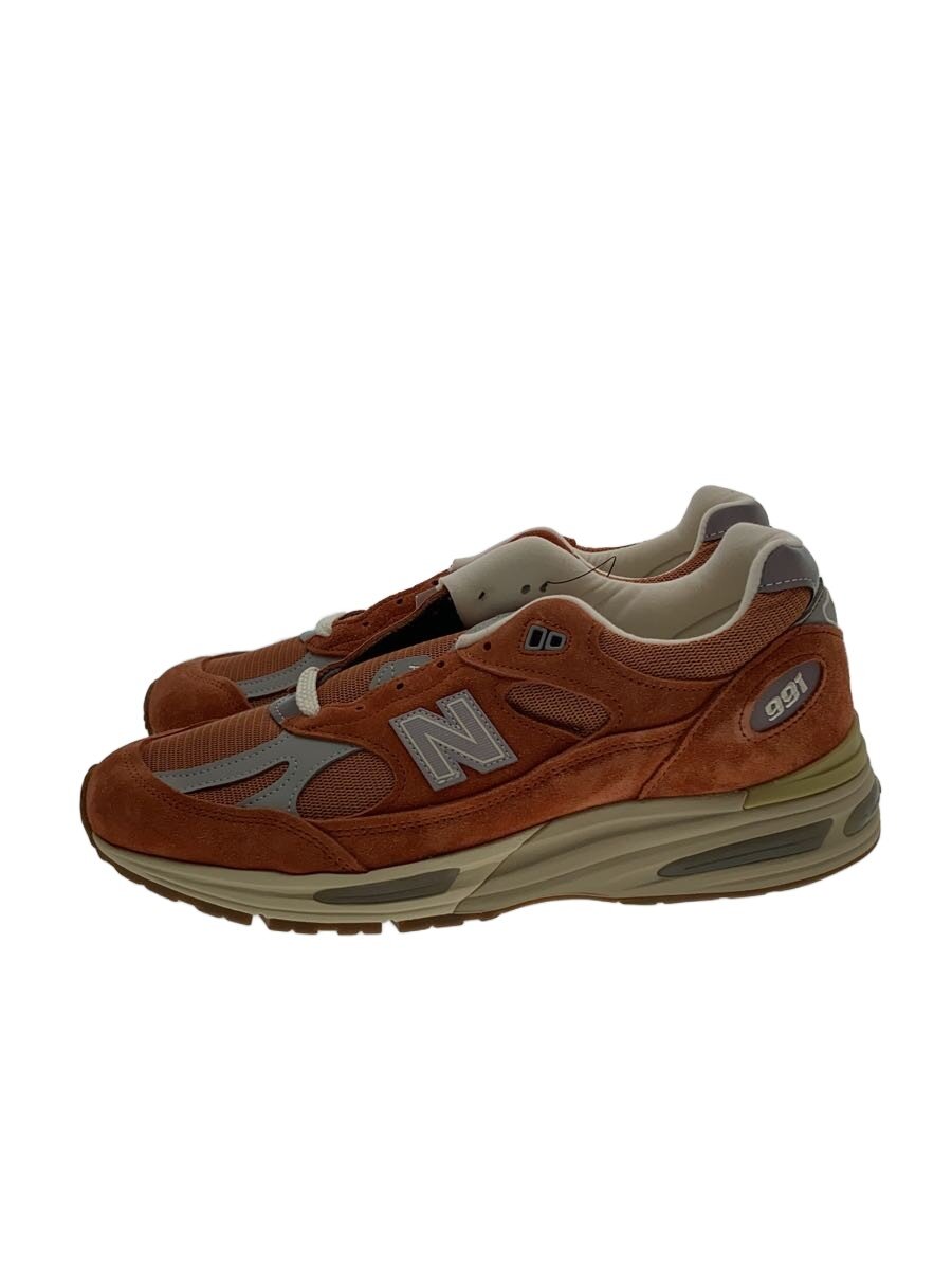 NEW BALANCE◆ローカットスニーカー/UK9.5/オレンジ/U991SS2//