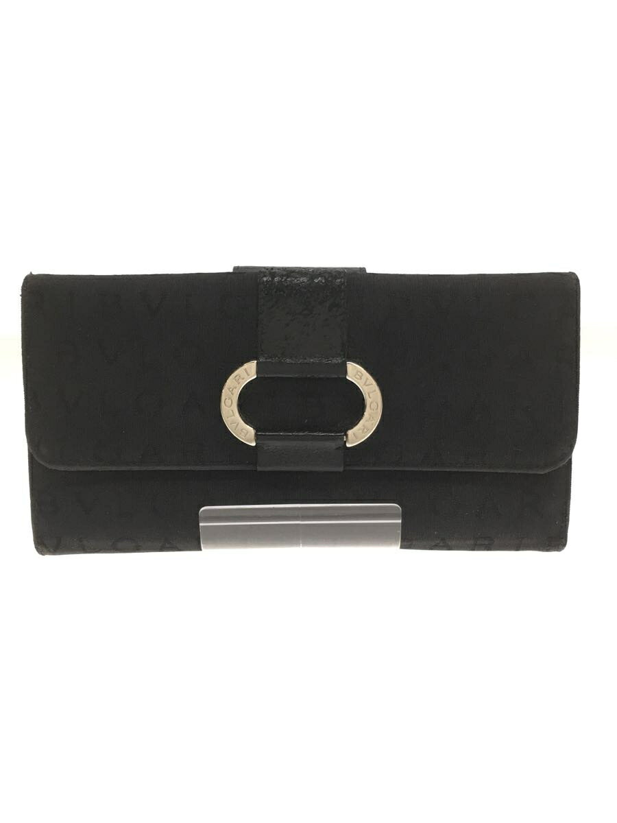 【中古】BVLGARI◆長財布/--/BLK/レディース【服飾雑貨他】