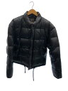 【中古】BUGLE BOY◆ダウンジャケット/L/レザー/BLK【メンズウェア】(4)