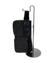 【中古】GUCCI◆ウエストバッグ_GGキャンバス/キャンバス/BLK/28566【バッグ】