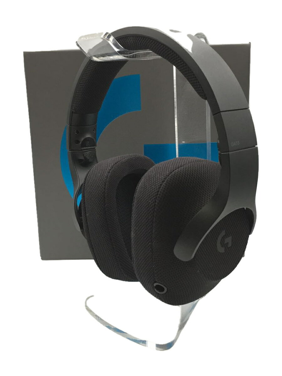【中古】Logicool◆ヘッドセット Logicool G433 Wired 7.1 Surround Gaming Headsetブラック【家電・ビジュアル・オーディオ】