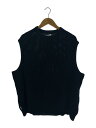 【中古】S.F.C (STRIPES FOR CREATIVE)◆24SS/OVER CREW VEST/ニットベスト(薄手)/XL/コットン/NVY【メンズウ...