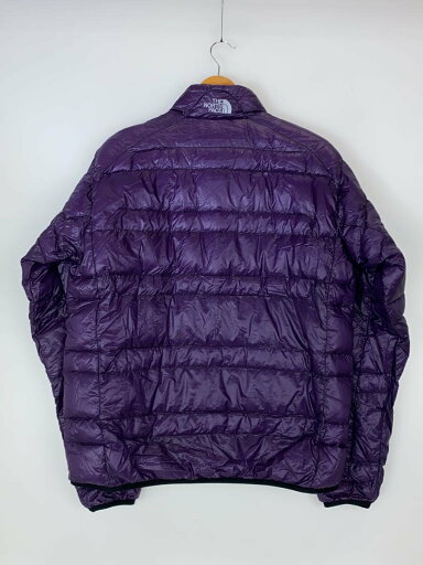 【中古】THE NORTH FACE◆LIGHT HEAT JACKET/ダウンジャケット/XL/ナイロン/パープル/ND18954【メンズウェア】