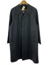 【中古】BURBERRY LONDON◆コート/--/コットン/BLK/BJB55-551-29【メンズウェア】