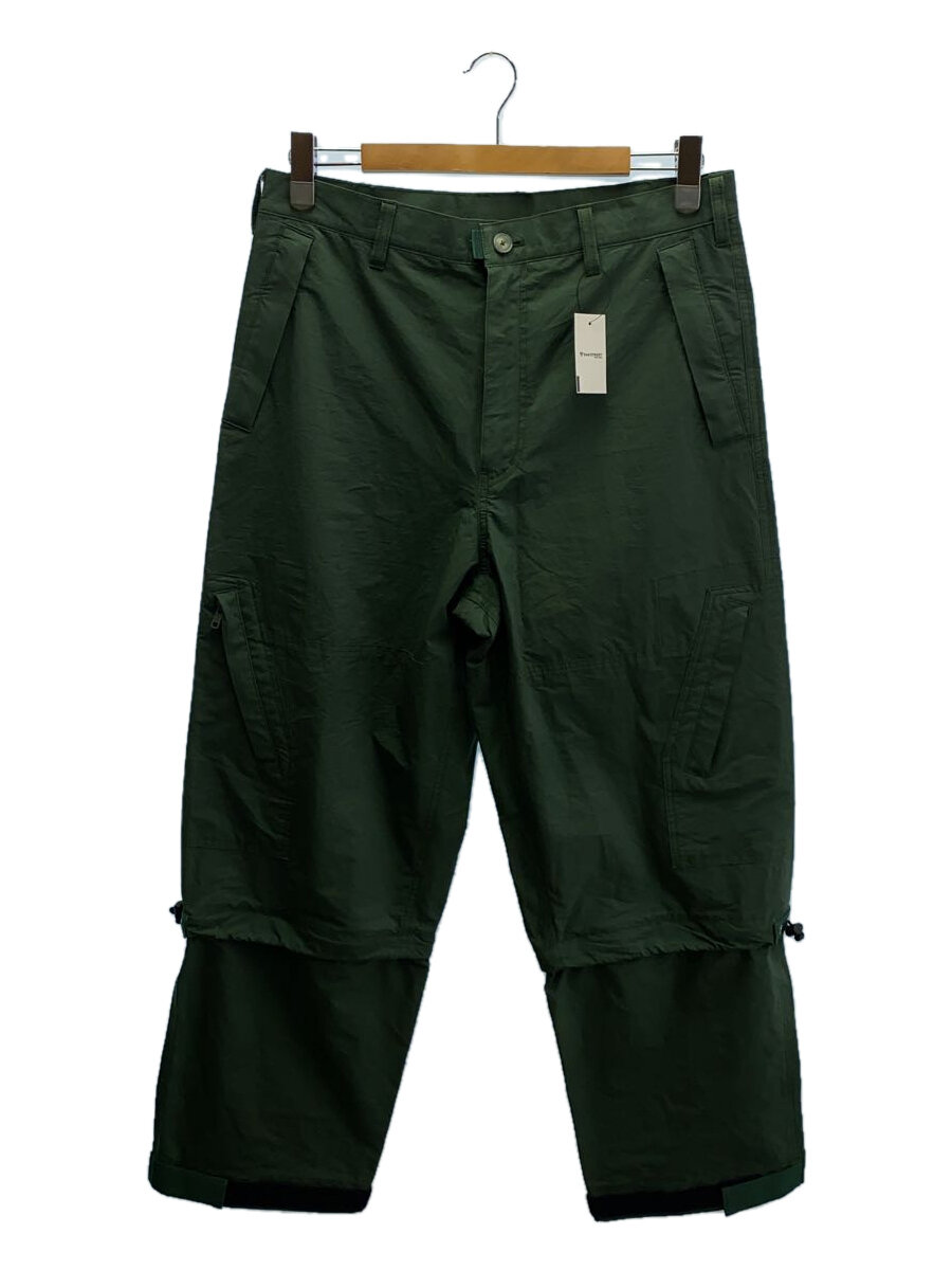 【中古】Neweye◆ボトム/FREE/コットン/GRN/NE22S006/カーゴパンツ/ナイロンパンツ【メンズウェア】