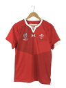 【中古】UNDER ARMOUR◆Tシャツ/S/RED【スポーツ】