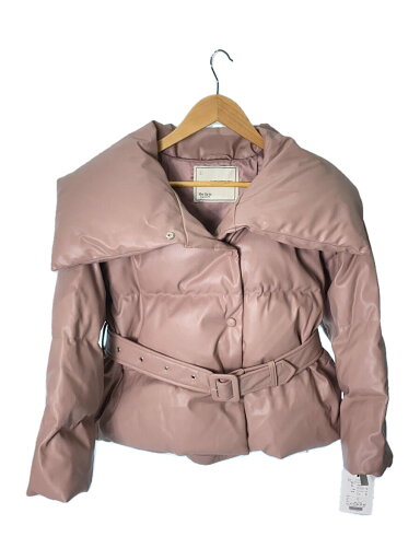 【中古】Her lip to◆Vegan Leather Shell Down Jacket/S/ポリエステル/PNK/1214307084【レディースウェア】 【中古】Her lip to◆Vegan Leather Shell Down Jacket/S/ポリエステル/PNK/1214307084【レディースウェア】