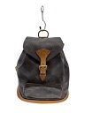 【中古】LOUIS VUITTON◆1)ミニ・モンスリ_モノグラム・キャンバス_BRW/PVC/BRW//【バッグ】