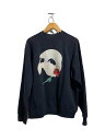 【中古】TULTEX◆スウェット/XL/コットン/BLK/USA製/80s/オペラ座の怪人【メンズウェア】