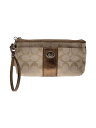 【中古】COACH◆ポーチ/キャンバス/CML【バッグ】