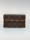【中古】LOUIS VUITTON◆ポシェット・フロランティーヌ_モノグラム・キャンバス_BRW/PVC/BRW【バッグ】