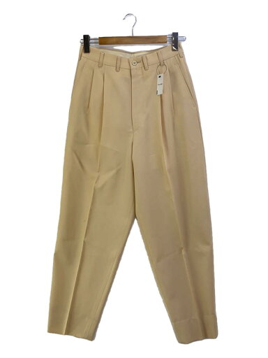 【中古】yohji yamamoto POUR HOMME◆ウールギャバ/スラックスパンツ/ボトム/S/ウール/WHT【メンズウェア】 【中古】yohji yamamoto POUR HOMME◆ウールギャバ/スラックスパンツ/ボトム/S/ウール/WHT【メンズウェア】