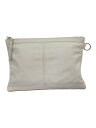 【中古】BALENCIAGA◆セカンドバッグ/レザー/WHT/無地/273022.1700.D.525040//【バッグ】