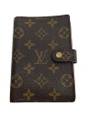 【中古】LOUIS VUITTON◆アジェンダPM_モノグラム_BRW/レザー/BRW/総柄/レディース【服飾雑貨他】
