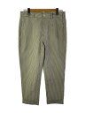 【中古】Engineered Garments◆Andover Pant/シアサッカー/ボトム/S/コットン/ブルー/ストライプ/ヒッコリー/USA製【メンズウェア】