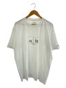 【中古】TAKAHIROMIYASHITA TheSoloist.◆Tシャツ/XXL/コットン/WHT/SRFWPC.0004【メンズウェア】