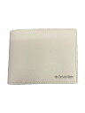【中古】CK Calvin Klein◆2つ折り財布/牛革/CRM/メンズ/831624【服飾雑貨他】