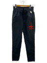 【中古】CVTVLIST◆LS/CTLS Nylon Straight Pants/1/ポリエステル/BLK/無地/2201050403//【メンズウェア】