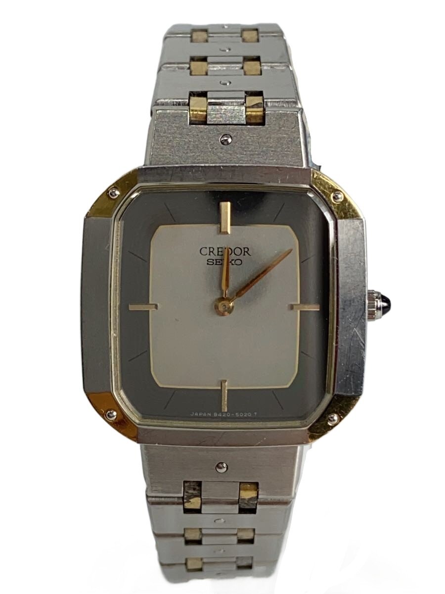 【中古】CREDOR◆腕時計/アナログ/シルバー/8420-5020/SEIKO CREDOR【服飾雑貨他】