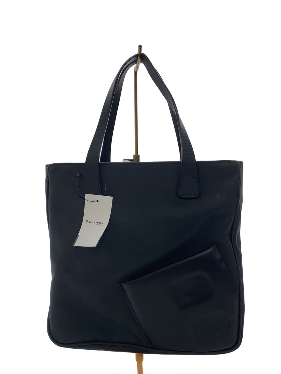 【中古】BALLY◆ハンドバッグ/キャンバス/BLK【バッグ】