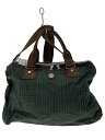 【中古】Orobianco◆ショルダーバッグ/--/GRN/チェック【バッグ】