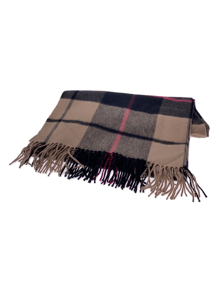 【中古】Johnston’s Of Elgin◆The SECRETCLOSET別注/大判ストール/カシミア/マルチカラー/チェック/レディース【服飾雑貨他】
