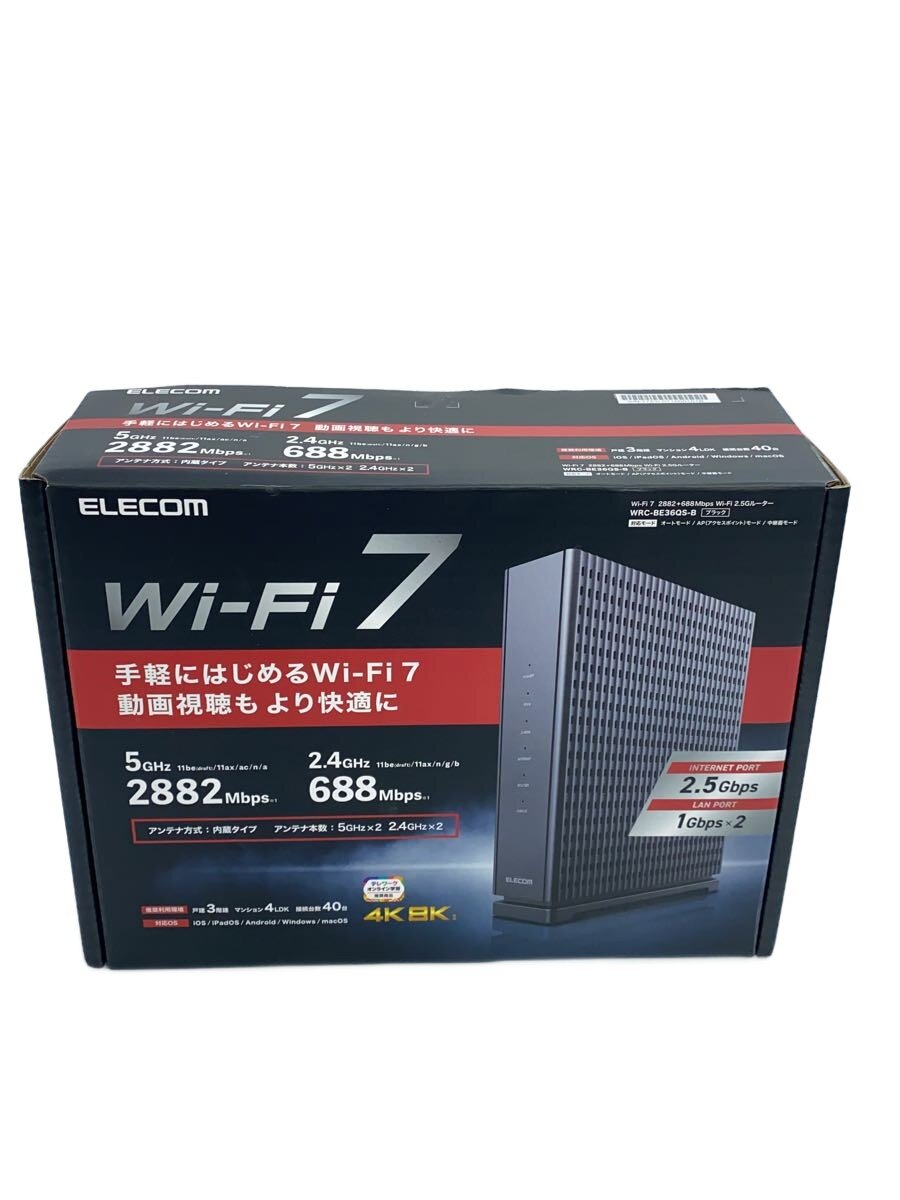 【中古】ELECOM◆OA・通信その他/WRC-BE36QS-B【家電・ビジュアル・オーディオ】