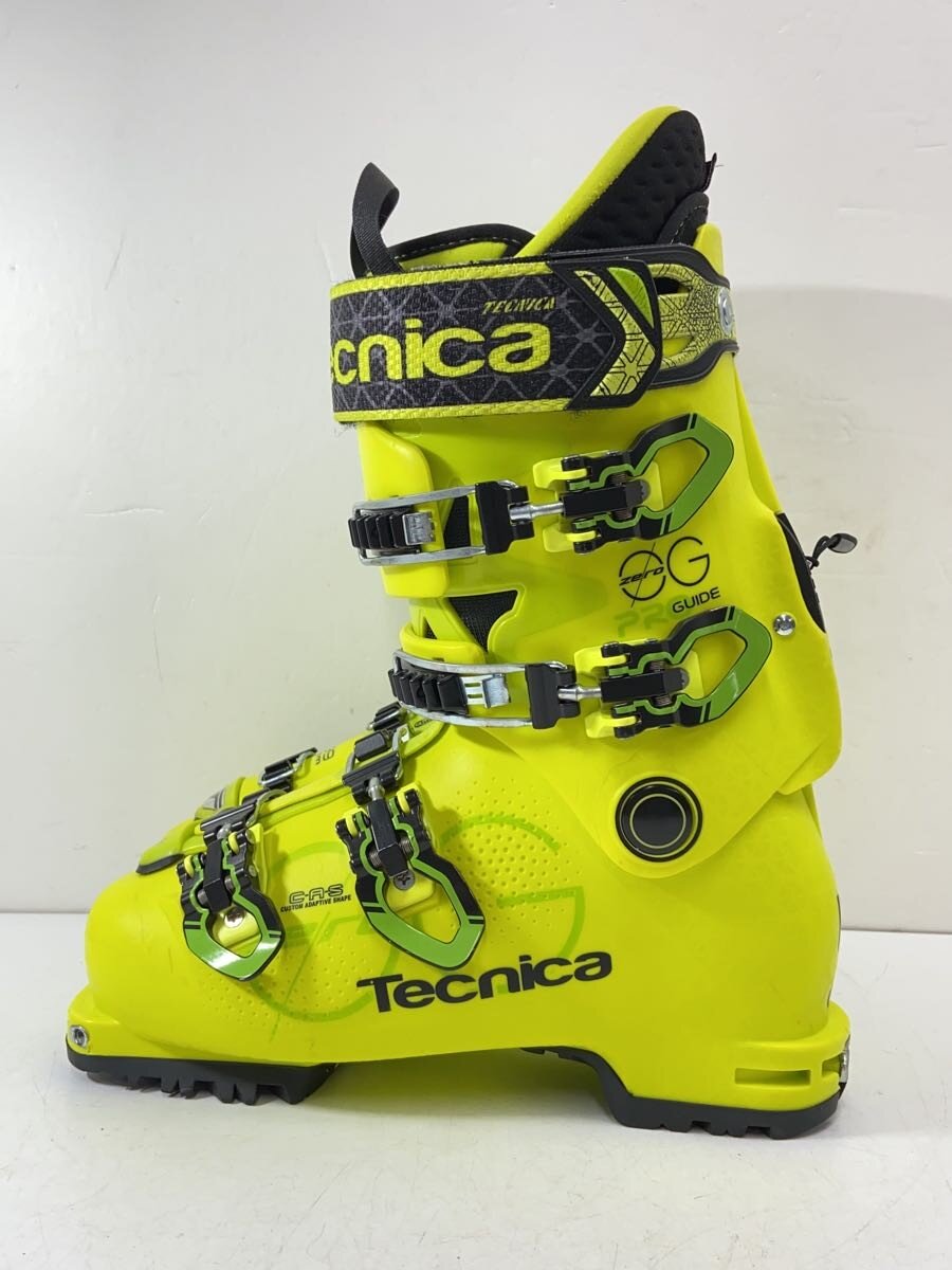 【中古】TECNICA◆スキーブーツ/25cm/YLW/アダルト/ZERO G GUIDE PRO【スポーツ】