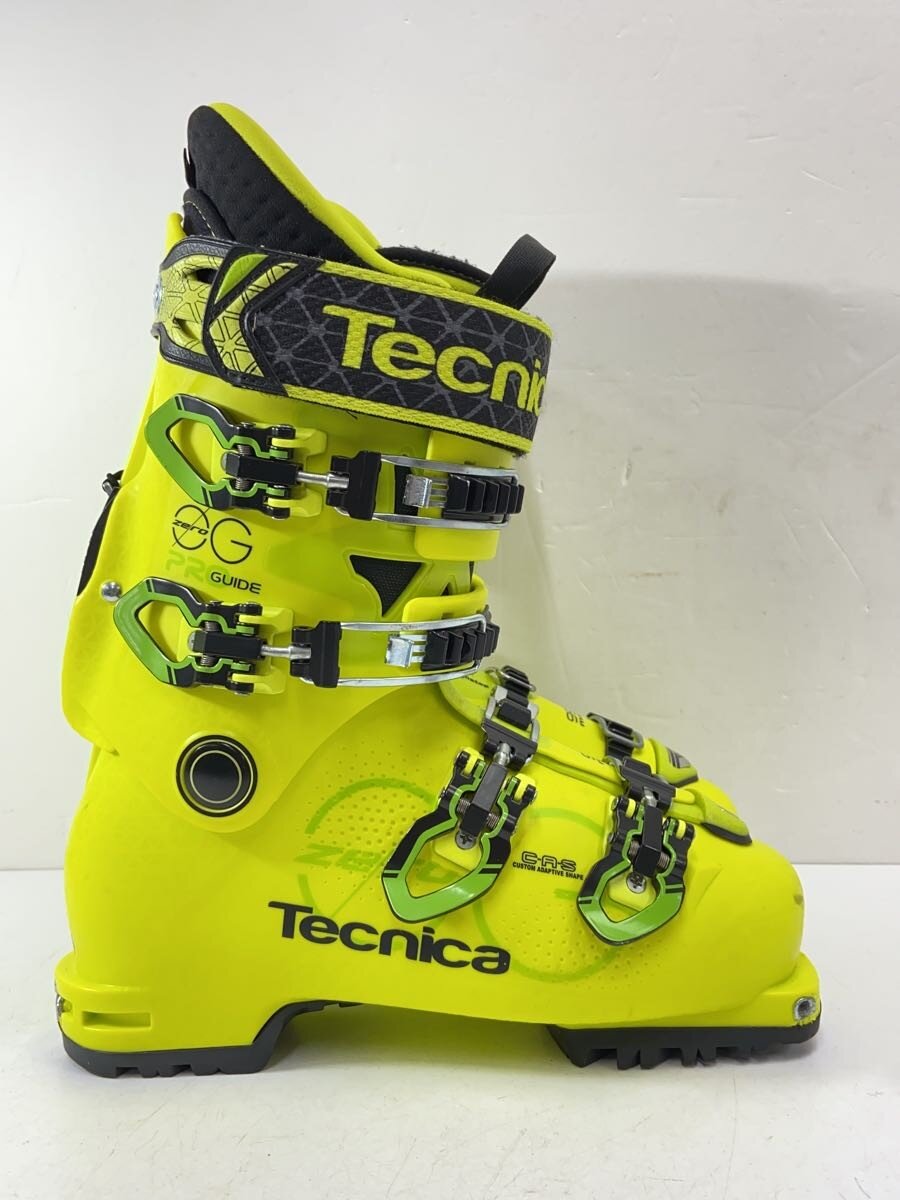 【中古】TECNICA◆スキーブーツ/25cm/YLW/アダルト/ZERO G GUIDE PRO【スポーツ】
