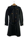 【中古】COMME des GARCONS COMME des GARCONS◆トレンチコート/XS/ポリエステル/BLK/無地/RR-C008【レディースウェア】(4)