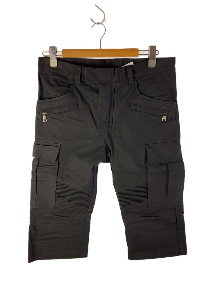【中古】BALMAIN◆バイカー/ショートパンツ/30/コットン/BLK【メンズウェア】