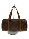 【中古】LOUIS VUITTON◆1)パピヨン26_モノグラム・キャンバス_BRW【バッグ】