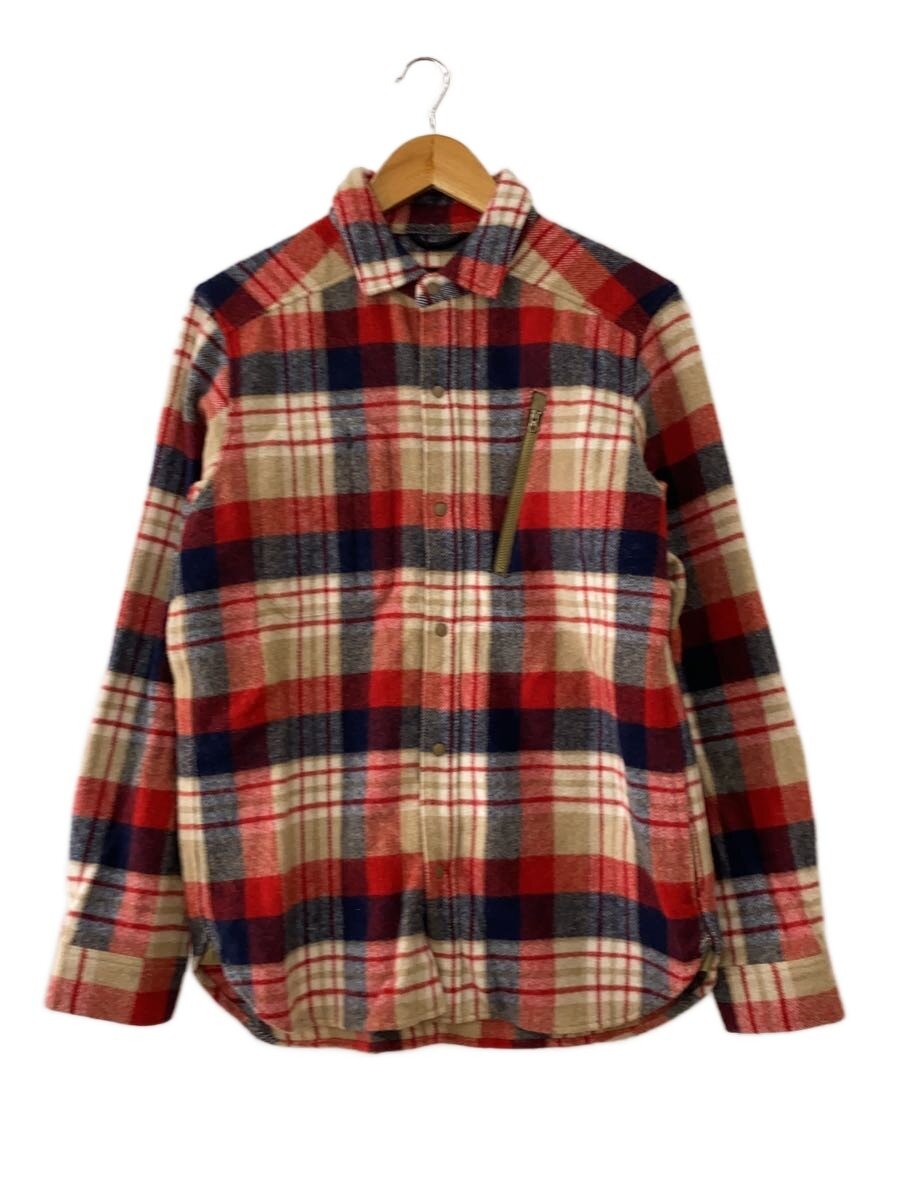 Teton Bros◆farallon shirts/ネルシャツ/M/ウール/RED/タータンCK/TB203-80M//