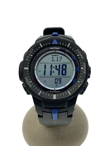 【中古】CASIO◆ソーラー腕時計・PROTREK/デジタル/ラバー/BLK【服飾雑貨他】 【中古】CASIO◆ソーラー腕時計・PROTREK/デジタル/ラバー/BLK【服飾雑貨他】