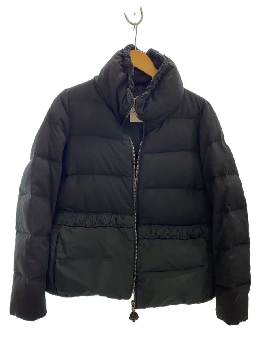 Rakuten - 【中古】MONCLER◆Argentee Giubbotto/切替/ダウンジャケット/1/ウール/320934592480 54272【レディースウェア】