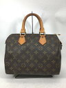 【中古】LOUIS VUITTON◆スピーディ25_モノグラム_BRW/VI0914/M41528/ブラウン/ボストンバッグ【バッグ】