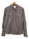 【中古】TENDERLOIN◆長袖シャツ/S/コットン/ブラック/チェック【メンズウェア】(4)