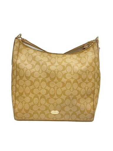 【中古】COACH◆バッグ/PVC/BEG【バッグ】 【中古】COACH◆バッグ/PVC/BEG【バッグ】