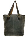 【中古】COACH◆ハンドバッグ/--/GRY/無地【バッグ】(4)