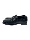 【中古】PRADA◆プラダ/ローファー/US9/BLK/牛革/2DB195【シューズ】