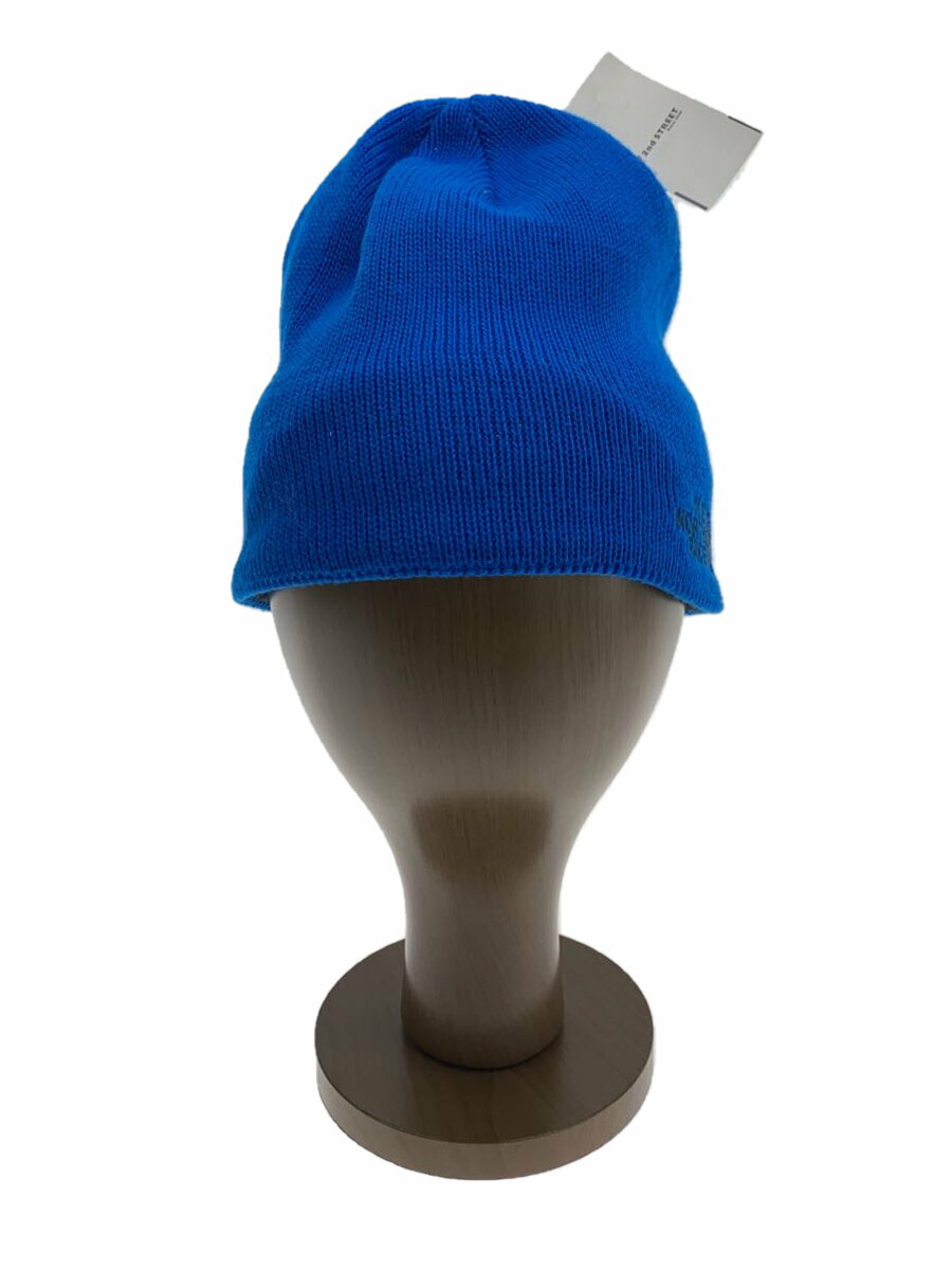 【中古】THE NORTH FACE◆ニットキャップ/--/コットン/BLU/無地/メンズ/nf0a3fns【服飾雑貨他】