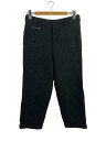 【中古】COMME des GARCONS HOMME◆ボトム/L/ウール/GRY/HP-07015L【メンズウェア】