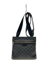 【中古】LOUIS VUITTON◆トマス_ダミエ グラフィット_BLK/PVC/BLK【バッグ】