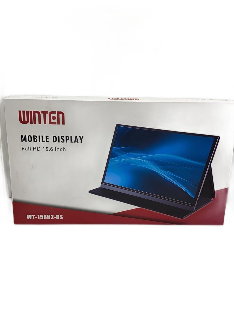 【中古】WINTEN◆PCモニター・液晶ディスプレイ WT-156H2-BS【パソコン】