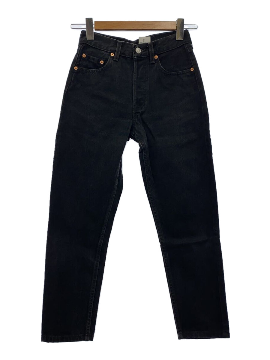 【中古】Levi’s◆EURO/275/ボトム/27/コットン/BLK/無地【レディースウェア】