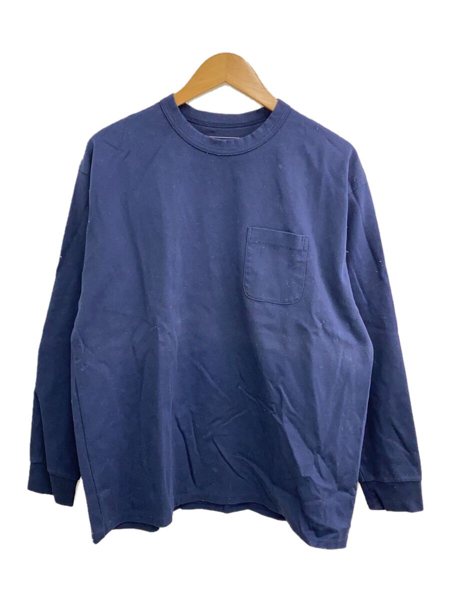 SOPHNET.◆L/S BAGGY POCKET TEE(/長袖Tシャツ/S/コットン/NVY/SOPH-230009
