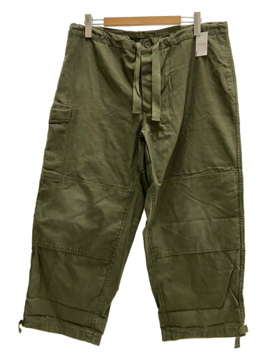 【中古】FRENCH MILITARY◆ベルギー軍/M88/カーゴパンツ/ドローコード/裾紐/オーバーサイズ/コットン/GRN【メンズウェア】 【中古】FRENCH MILITARY◆ベルギー軍/M88/カーゴパンツ/ドローコード/裾紐/オーバーサイズ/コットン/GRN【メンズウェア】