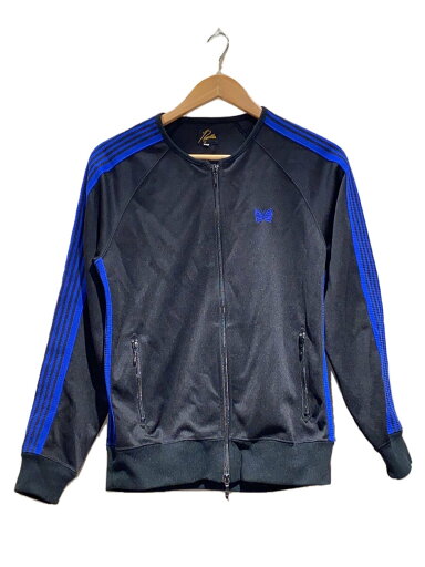 【中古】Needles◆ノーカラ/サイドライン/トラックジャケット/XS/ポリエステル/BLK【メンズウェア】 【中古】Needles◆ノーカラ/サイドライン/トラックジャケット/XS/ポリエステル/BLK【メンズウェア】